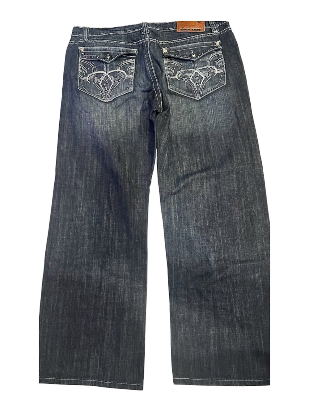 Basic Code Jeans | Y2k Basic Code Jeans Men's 42x32 Dark Wash Skater